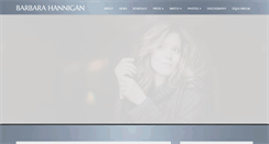 Desktop Screenshot of barbarahannigan.com