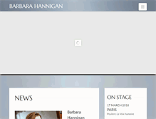 Tablet Screenshot of barbarahannigan.com